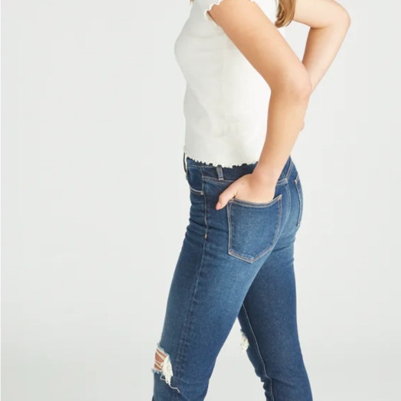 NWT Vigoss FRANKIE SLIM STRAIGHT - DARK WASH - Picture 2 of 7